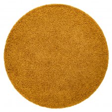Okrúhly koberec SOFFI shaggy 5cm   zlatý