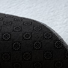 Prateľný koberec LINDO kruh, protišmykový biely
