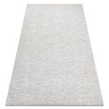Šnúrkový koberec SIZAL PATIO 3077 Romby, plocho tkaný, béžovo - sivý