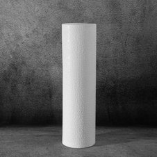 Váza dekoratívna RISO 11 X 40 cm, keramická hlina, biela