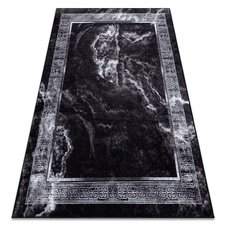 Prateľný koberec MIRO 51278.814 Mramor, čierno/biely