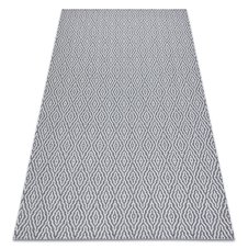 Ekologický šnúrkový koberec CASA EKO SIZAL Boho 22084 z recyklovanej bavlny, antracit - krémový