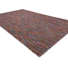 Moderný šnúrkový koberec FISY SIZAL 20776 Cik - cak, ružový