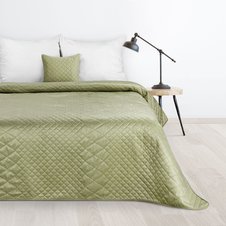Prehoz na posteľ D91 LUIZ 3 200X220 cm, svetlo-zelený
