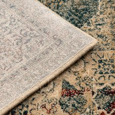 Vlnený koberec OMEGA MAMLUK Rozeta, vintage, krémový