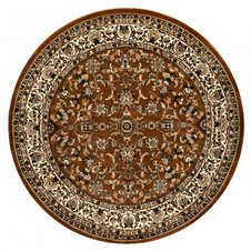Okrúhly koberec ROYAL ADR vzor 1745 hnedý